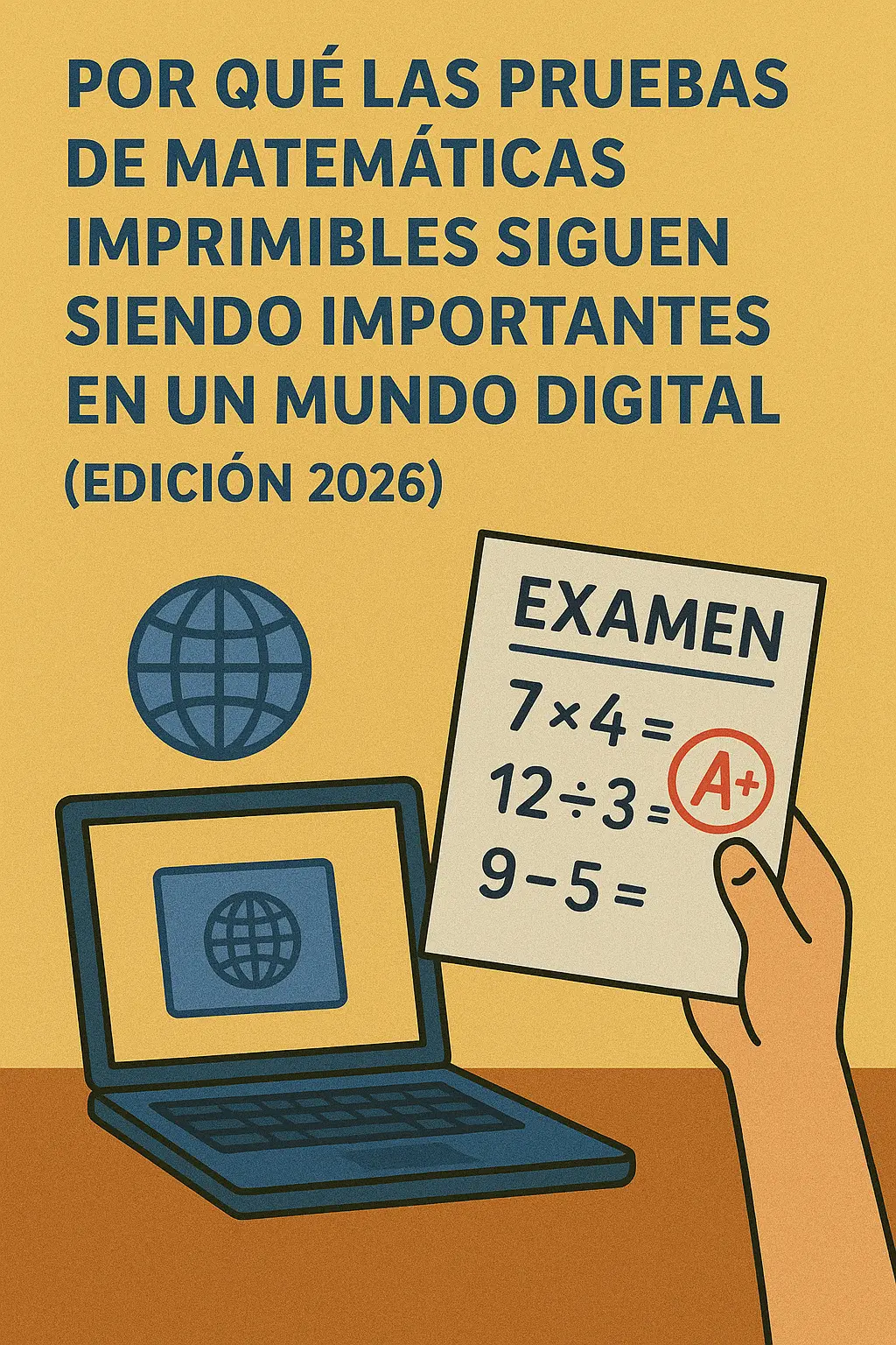 Por Qué las Pruebas de Matemáticas Imprimibles Siguen Siendo Importantes en un Mundo Digital (Edición 2026)